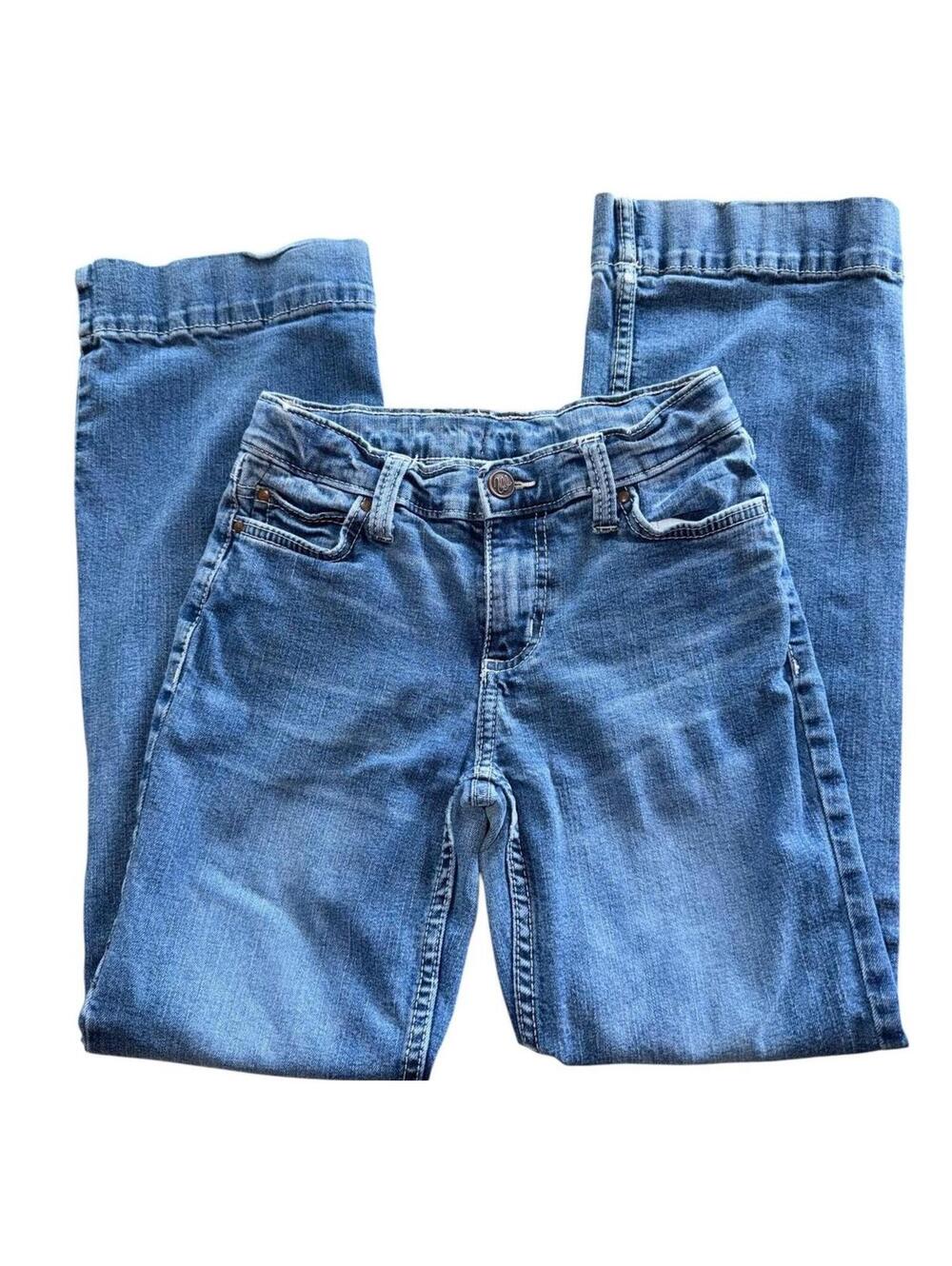 Wrangler Girls Size 12 Regular Light Wash Stretch Jeans